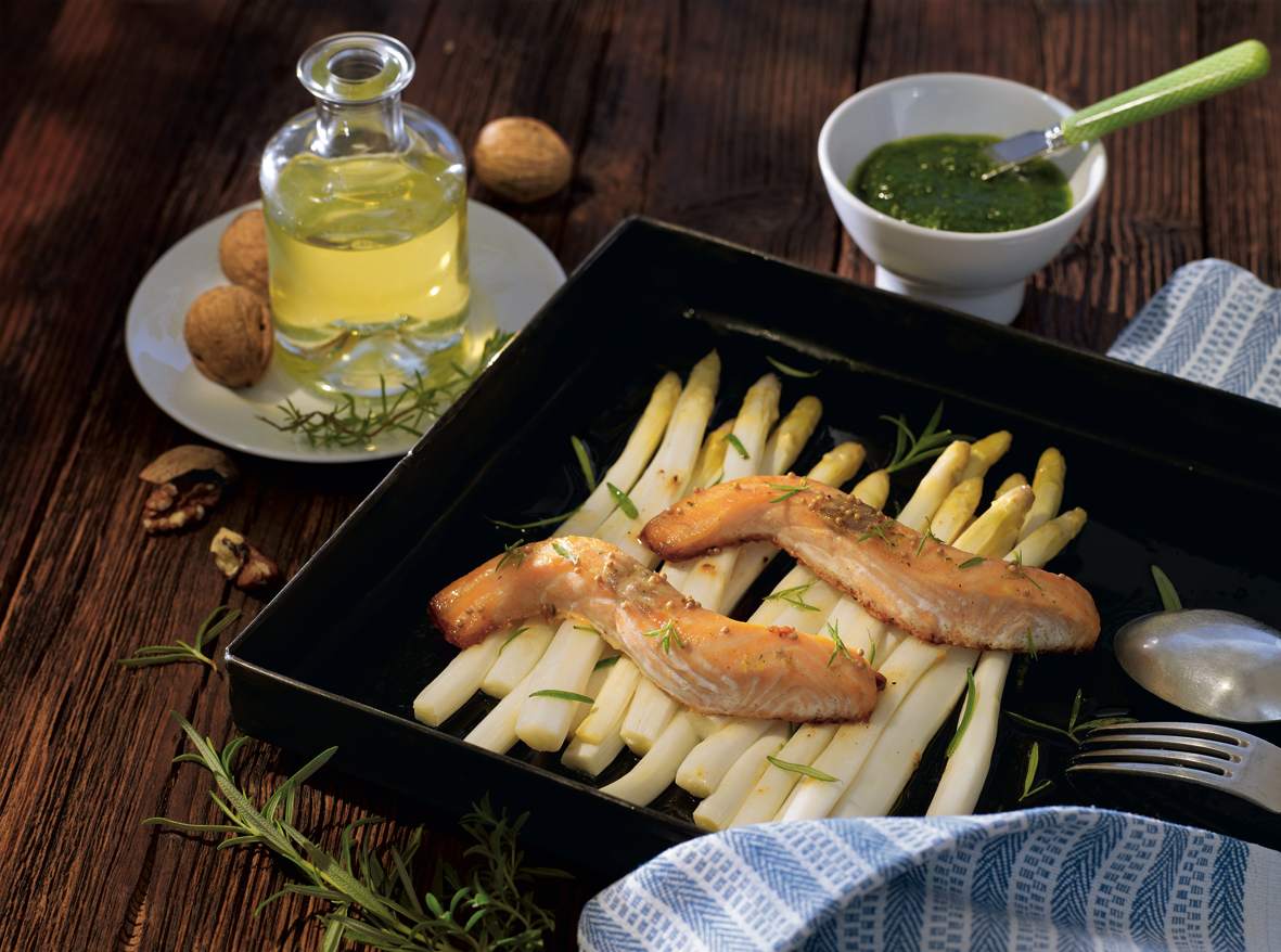Spargel mit Lachs Spargel mit Lachs